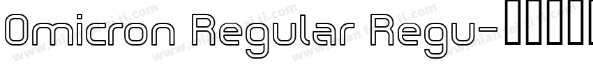 Omicron Regular Regu字体转换